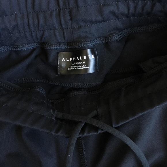 SOLD Alphalete Black Athletic Joggers Pants Size M - Picture 6 of 8